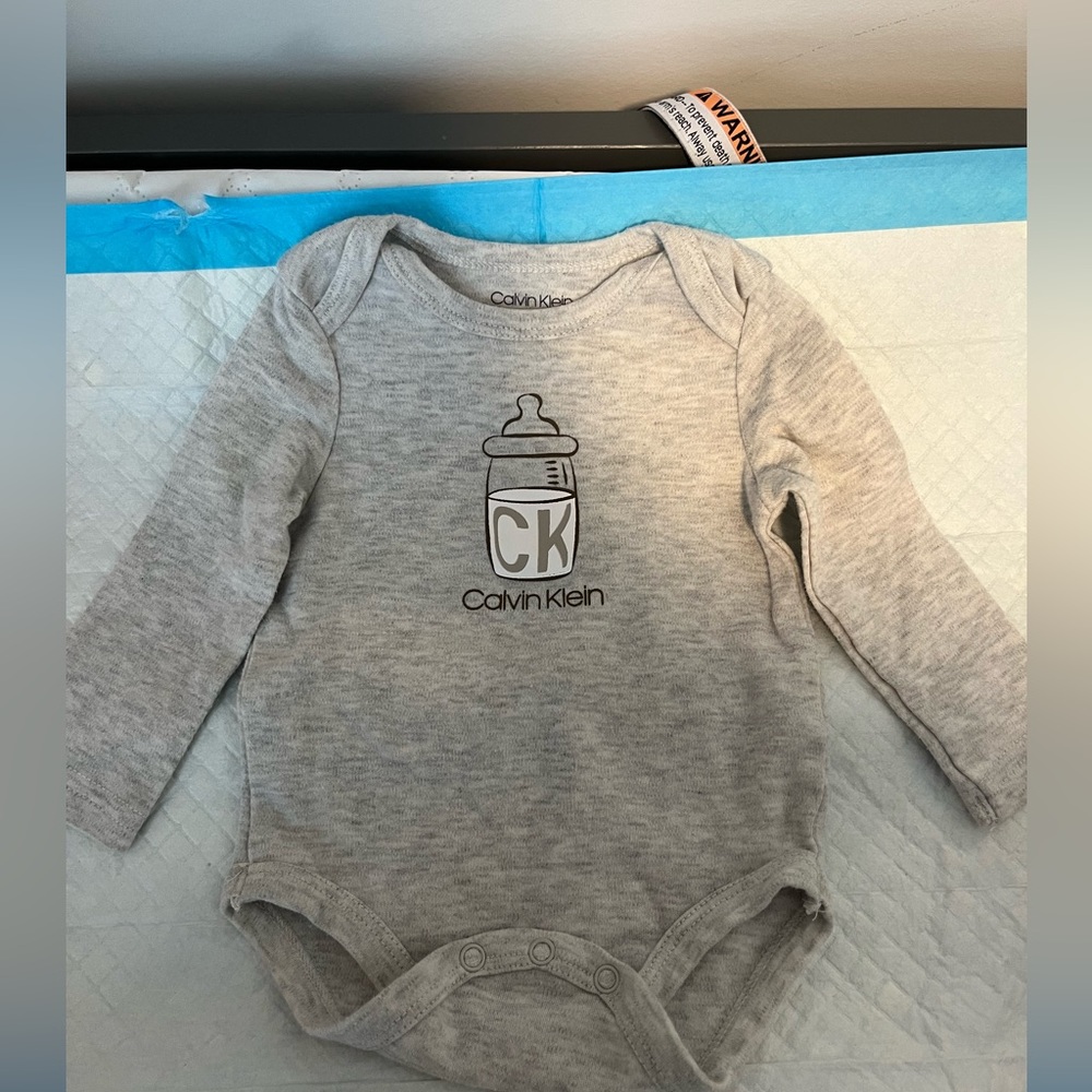 Calvin Klein gender neutral onesie